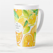 ママ、あなたがいるから毎日がもっと輝く － シトラス ラテ マグ (右アングル)