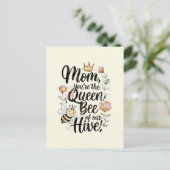 ママ、あなたは私たちのハチの女王様  ポストカード (スタンド正面)