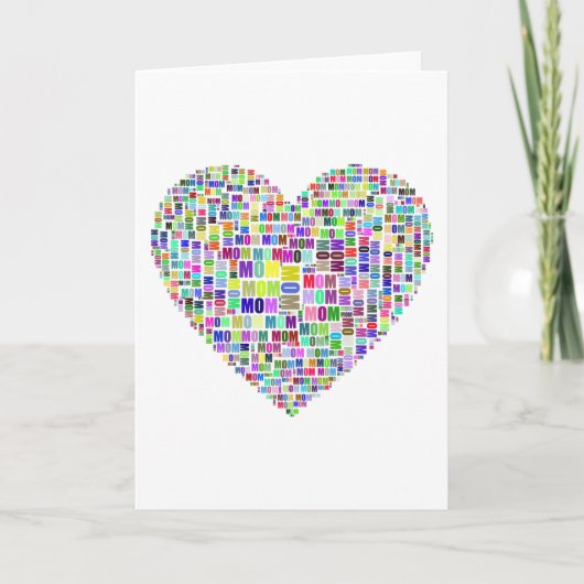 ママ、あなたは私のすべてよ カード (正面)
