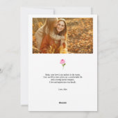 ママ、あなたは私のヒーロー（バラのカード） シーズンカード (裏面)