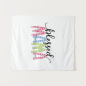 ママ ありがとう プレゼント タペストリー (正面(横))