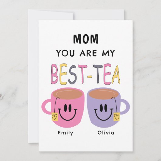 ママ いちばんの お茶の誕生日カード シーズンカード (正面)