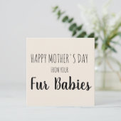 ママ、いつもありがとう！愛してるよ（Happy Mother's Day From Your Bab シーズンカード (スタンド正面)