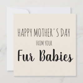 ママ、いつもありがとう！愛してるよ（Happy Mother's Day From Your Bab シーズンカード