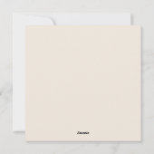 ママ、いつもありがとう！愛してるよ（Happy Mother's Day From Your Bab シーズンカード (裏面)