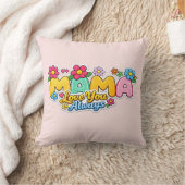 🌸💖 「ママ、いつも愛してる」ピロー 🛋️✨ クッション (ブランケット)