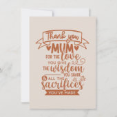 ママ いつも愛と知恵をありがとう シーズンカード (正面)