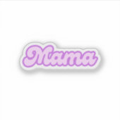 ママ | お母さん、妊婦さん シール (正面)