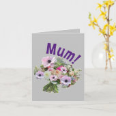 ママ!お花 カード (黄色い花)