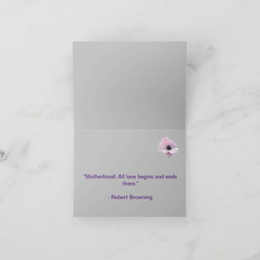 ママ！お花 カード (内部)