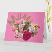 ママ！お花！ カード (黄色い花)