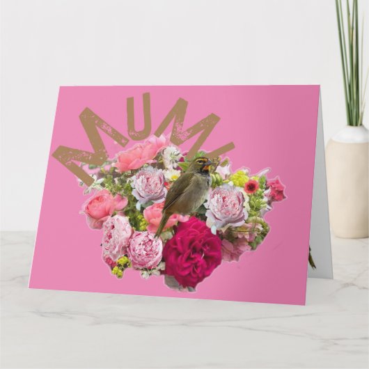 ママ！お花！ カード (正面)