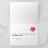 ママ！お花！ カード (内部)