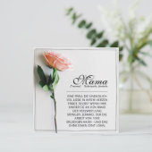 ママ – かけがえのない存在 | クラシックカード - ローズ (スタンド正面)