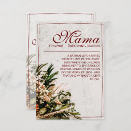 ママ - かけがえのない存在 - ブーケ