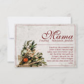 ママ - かけがえのない - ブーケ (正面)