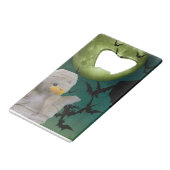 ママ、こうもり&ムーンハロウィーン クレジットカード栓抜き (正面アングル)