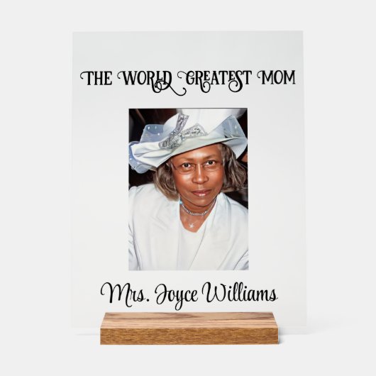 ママ アクリルサイン (正面)