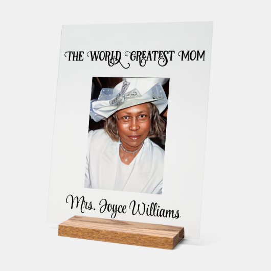 ママ アクリルサイン (傾斜)