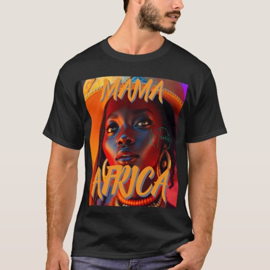 ママ・アフリカ Tシャツ (正面)