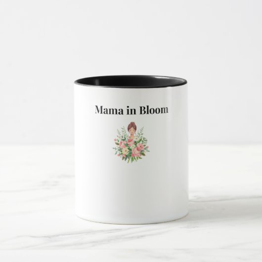 ママ・インブルーム フラワー コーヒーマグ マグカップ (中央)