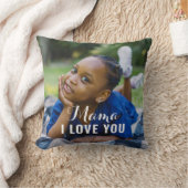 ママ・ウィ・ラブ・ユー 母の日の写真 クッション (ブランケット)
