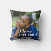 ママ・ウィ・ラブ・ユー 母の日の写真 クッション (正面)
