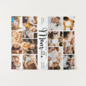 ママ・ウ・ラブ・ユア・ハートモダンズ・フォトコラージュ タペストリー (正面(横))