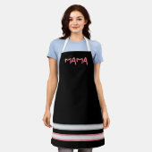 ママ エプロン (着用した状態)