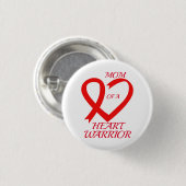 ママ・オブ・ハート・ウォリアーCHD認識度 缶バッジ (正面&裏面)