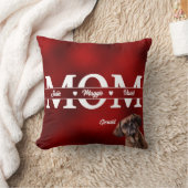 ママ…カスタム3名に犬を加えた クッション (ブランケット)