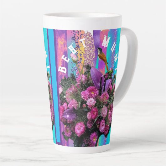 ママ！ カフェラテマグ (右アングル)