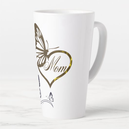 ママ カフェラテマグ (右アングル)