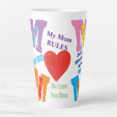 ママ カフェラテマグ (正面)