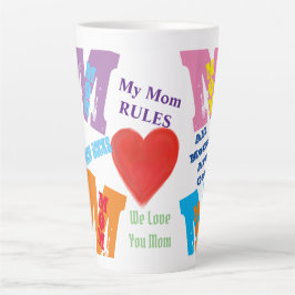 ママ カフェラテマグ