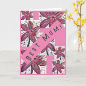 ママ！ カード (黄色い花)