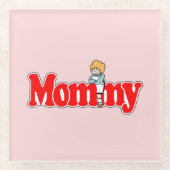 ママ ガラスコースター (正面)