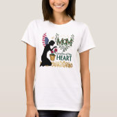 ママ – ガーデンオブマイハートフローラエンジェルデザイン Tシャツ (正面)