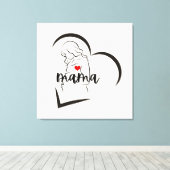 ママ キャンバスプリント (インサイチュ (ウッドフロア))
