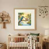 ママ キングフィッシャーと子ガモの保育園 ポスター