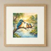 ママ キングフィッシャーと子ガモの保育園 ポスター