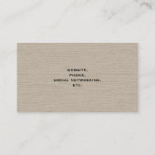 ママ・グリズリーベアとカッブシルエット野生動物 名刺 (裏面)