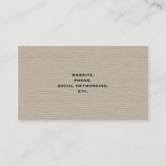 ママ・グリズリーベアとカッブシルエット野生動物 名刺 (裏面)