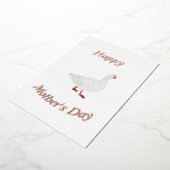 ママ・グースの母の日用ホイルカード 箔シーズンカード (回転した状態)