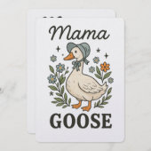 ママ・グース 母の日のカード＆ギフト シーズンカード (正面/裏面)