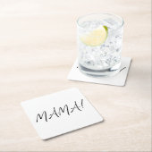 ママ！コースター スクエアペーパーコースター (インサイチュ)