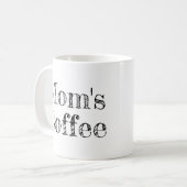 ママ コーヒーマグカップ (正面左)