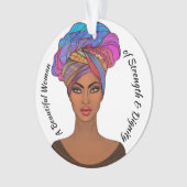 ママ、シスター、フレンド、叔母、先生 オーナメント (正面)