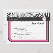 ママ·シック 招待状 (裏面)