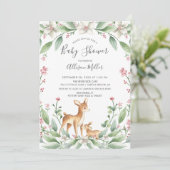 ママ&スイーツベビーディアニュートラルベビーシャワー 招待状 (スタンド正面)